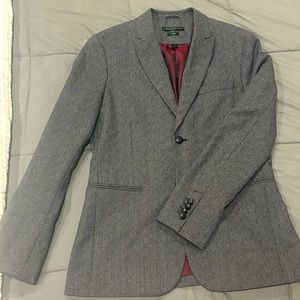 Light Grey, Size 38 John Varvatos Slim Fit Jacket